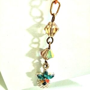 Pineapple Dangling Crystal Earrings
